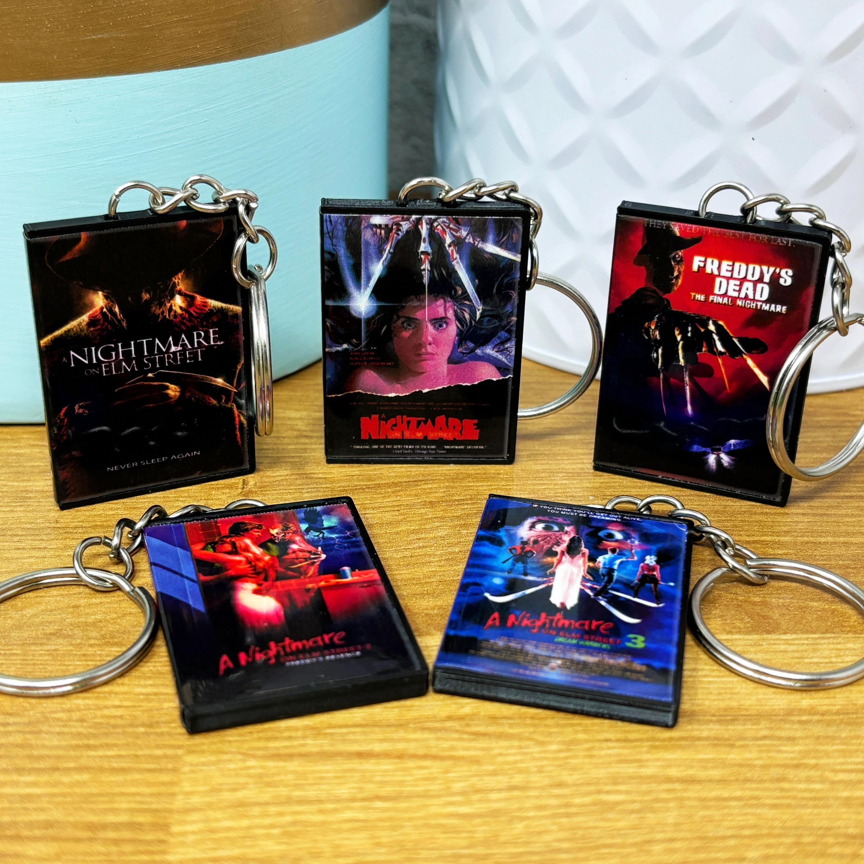 Horror Movies (#-C) – Mini DVD Keychain, Miniature Film Cover Art Case ...