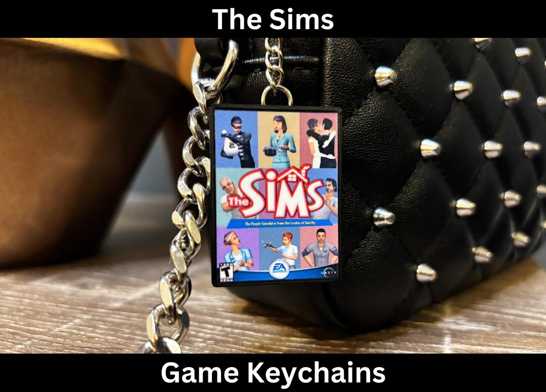 The Sims Keychain – Game & Expansions Gamer Gift - Etsy