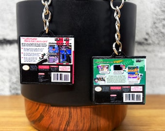 ミニ DS ゲームケース キーチェーン、レトロ ニンテンドー カバー