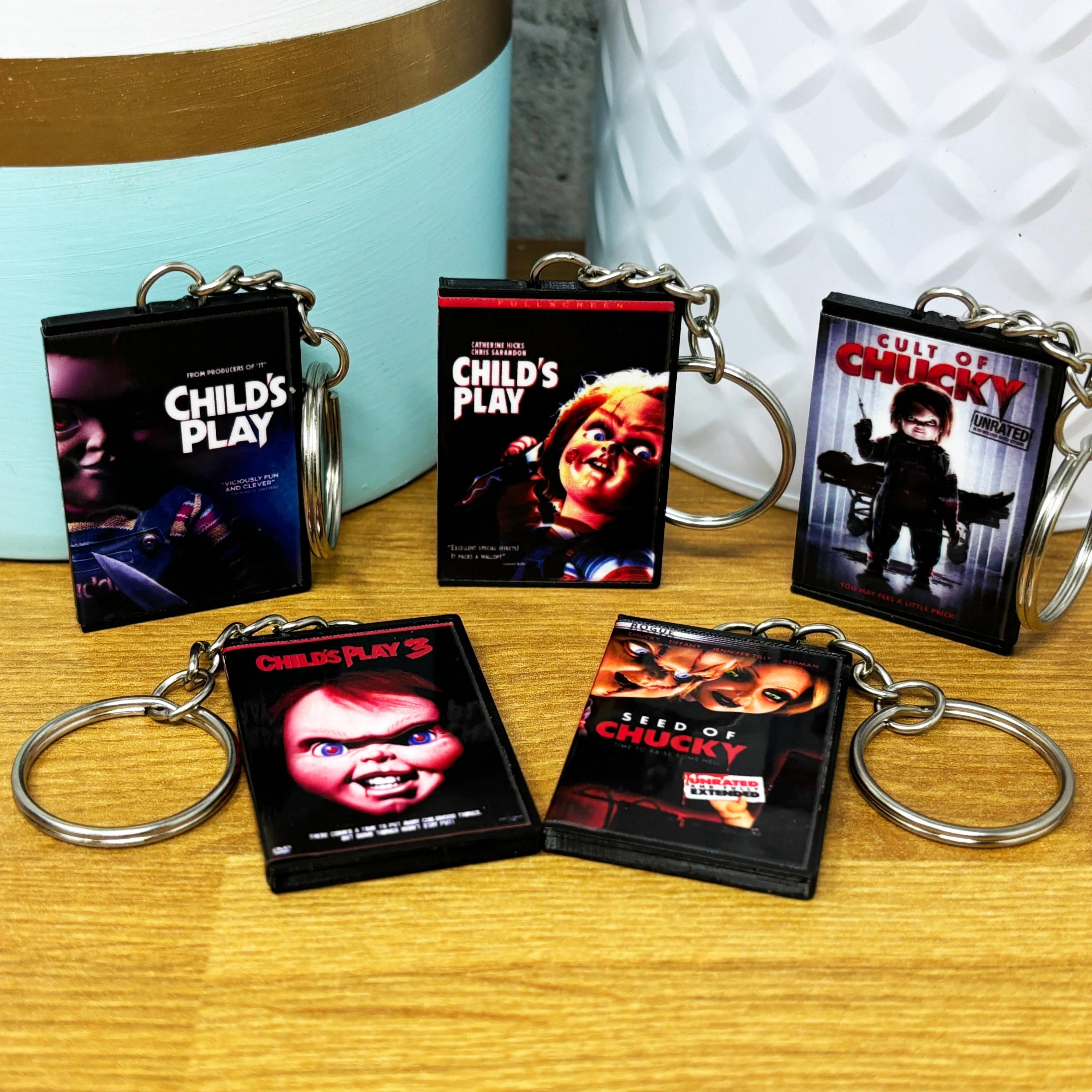 Horror Movies (#-C) – Mini DVD Keychain, Miniature Film Cover Art Case ...