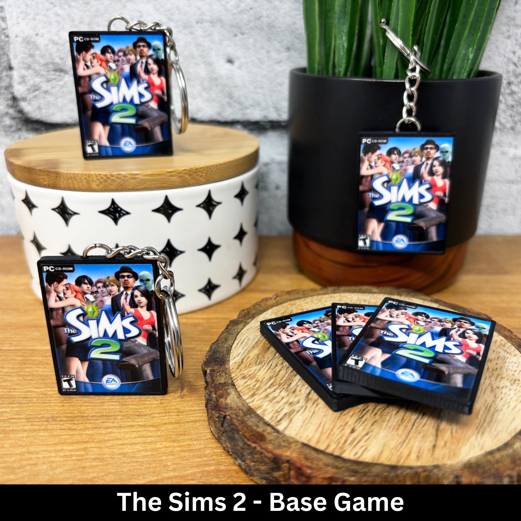 The Sims Keychain, Sims 1-4 Game + Expansions, Video Game Merch ...