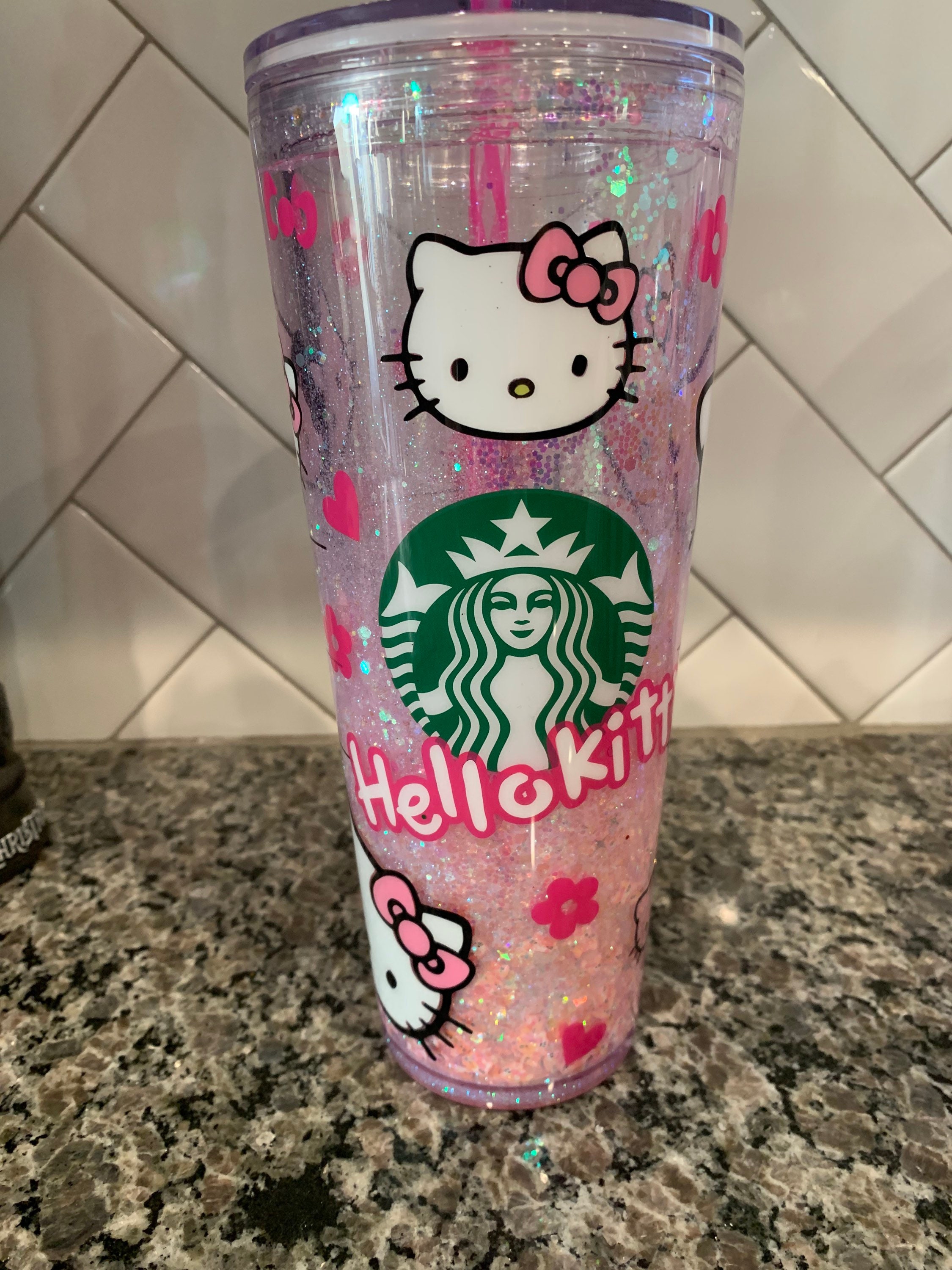 Hello Kitty Starbucks Tumbler - Etsy Canada