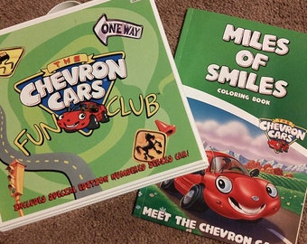 Chevron Car Travel Activity Set: Fun Club Box + Coloring Book toys games etc.