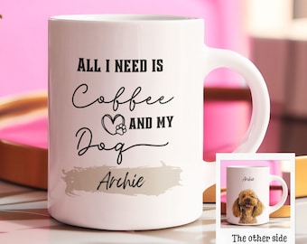 Custom Mug Gift For Her Personalized Coffee Mug with Dog Face Pet Portrait Mug Puppy Mug Custom Cat Mug Personalized Gift for Pet Parents