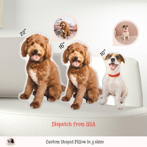 Custom Pet Pillow From Photo Custom Shaped Dog Pillow Shaped Cat Pillow Custom 3D Shape Pet Pillow Pet Memorial Pillow Stuffed Pet Pillow