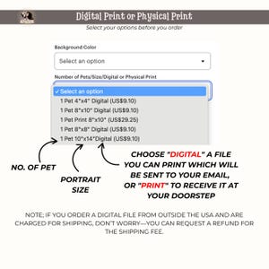 Pet Loss Memorial Portrait with Halo Ring DIGITAL Pet Portrait From Photo In Memory of Dog Portrait Dog Sympathy Gift Dog Memorials Gift image 10