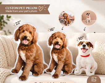 Dog Memorial Pillow 3D Pet Pillow From Photo Pet Memorial Gift Fathers Day Gift Custom Shaped Dog Pillow Stuffed Pet Look Alike Pillow