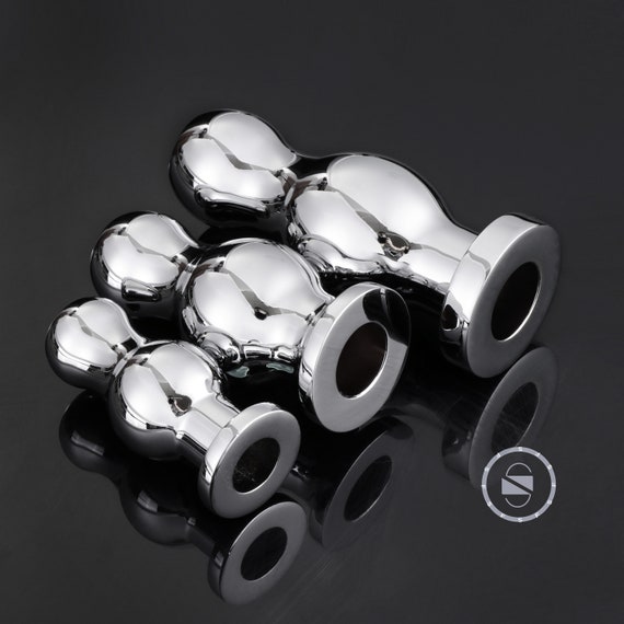 Metal Hollow Butt Plughollow Anal Plug Sleeve the Tunnel Plug Anal