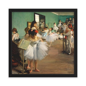 Framed Poster Large / Degas / The Dance Class