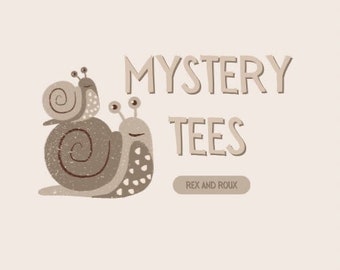 MYSTERY TEES | mystery tops and tees. Baby. Child. Personalised clothing.