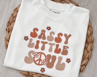 SASSY | sassy little soul T-shirt design. tees. Kids tops and tees. Baby, children. Childrens clothes