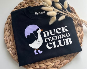 DUCK FEEDING | T-shirt design. Summer tees. Kids tops and tees. Baby, children. Childrens clothes