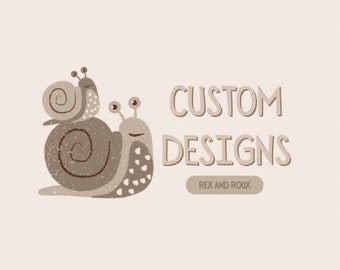 CUSTOM DESIGN | Bespoke custom made. Any design vest, T-shirt or sleepsuit. White.