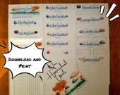Printable Homeschool Planner, Downloadable Planner for Homeschoolers, Mushroom Planner, Learning Goals, Lesson Planner, Homeschool Scheduler