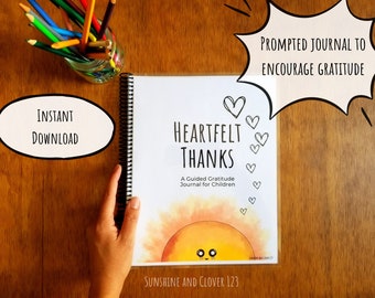 Dankbarkeit Journal für Kinder Druckbare Dankbarkeit Journaling Prompts Schreibaufführungen für Dankbarkeit Journal Prompts für Kinder Dankbarkeit Journaling Prompts