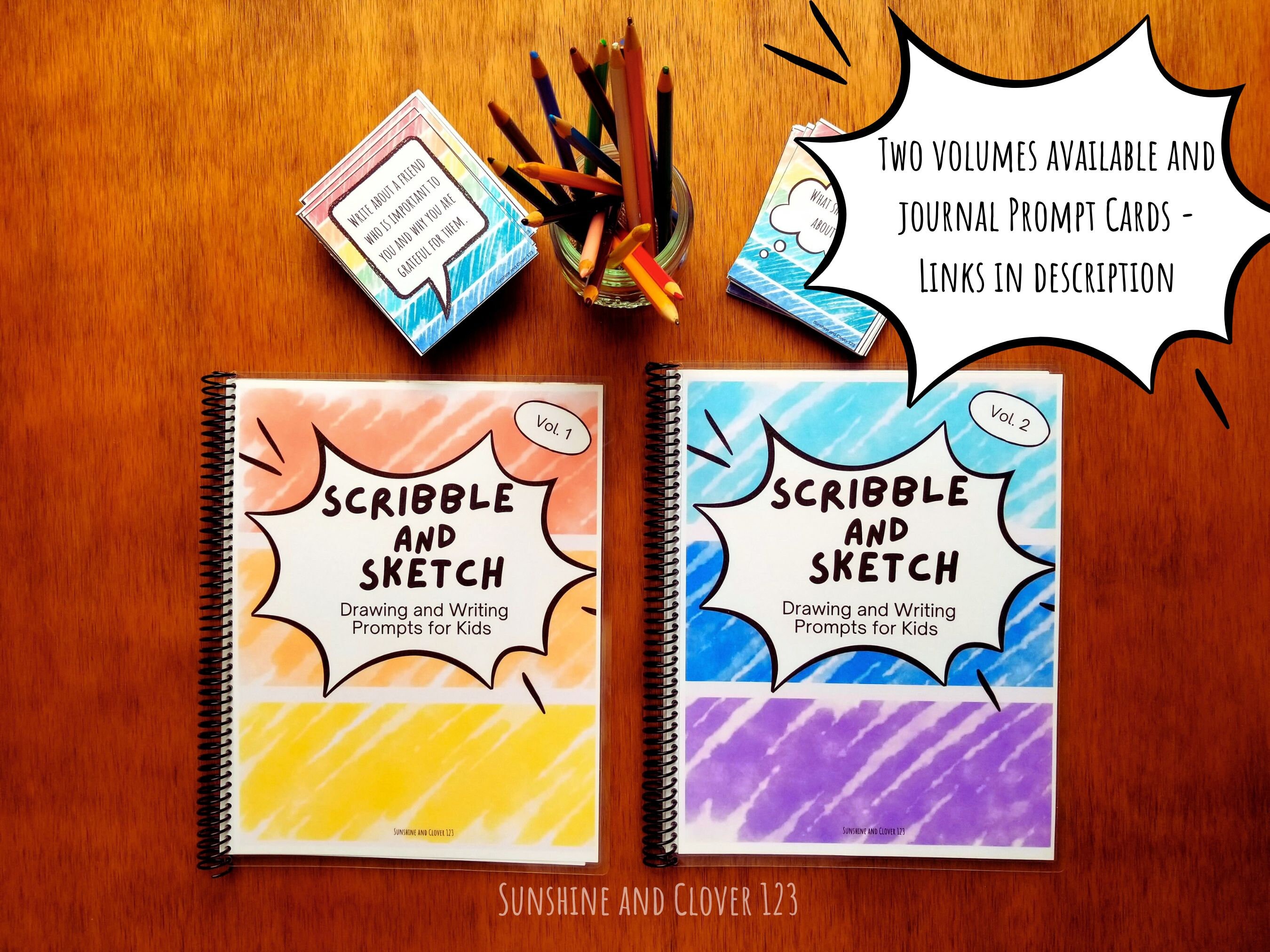 Printable Journal for Kids With Writing and Drawing Prompts Vol 1 ...
