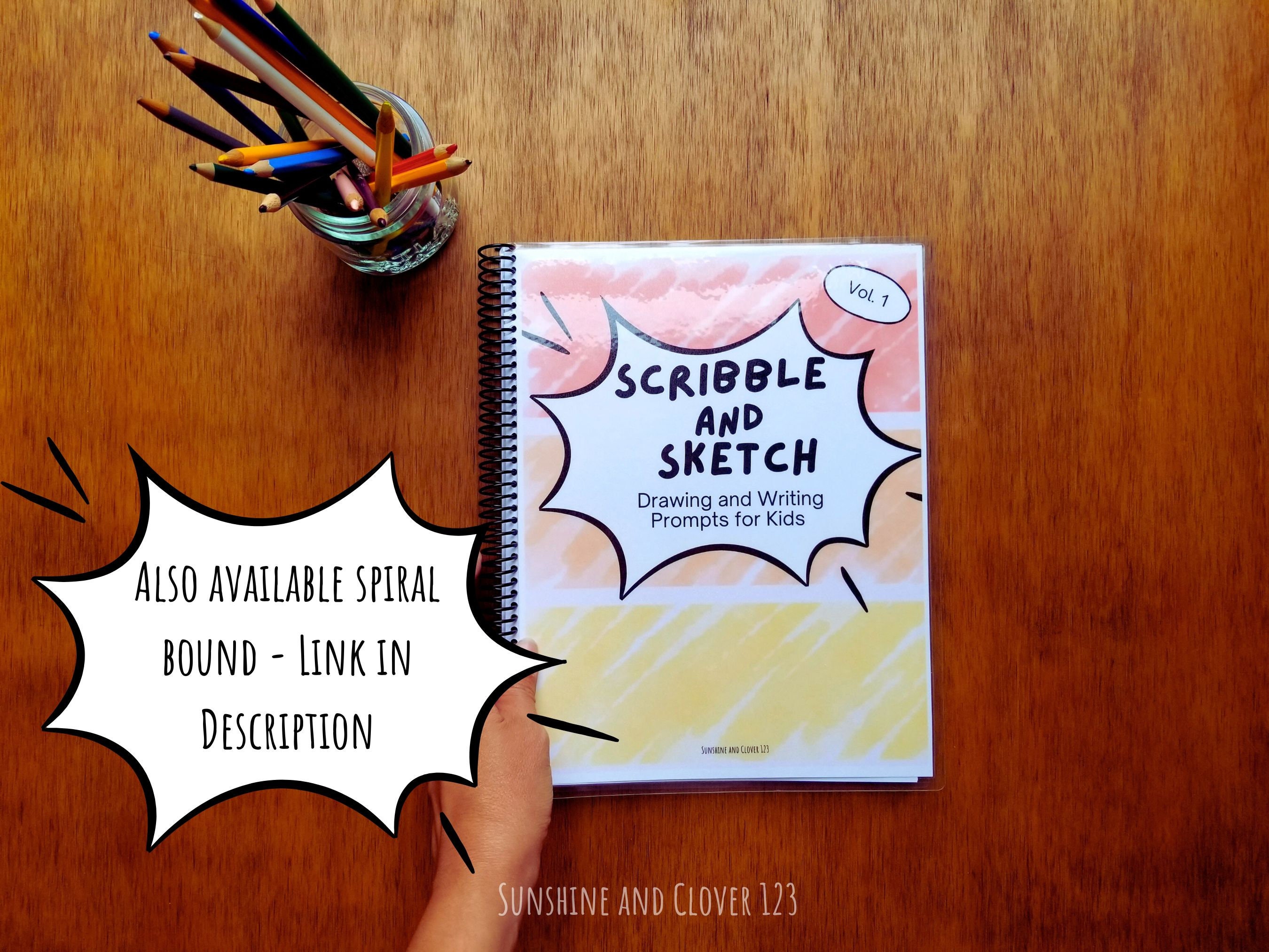 Printable Journal for Kids With Writing and Drawing Prompts Vol 1 ...