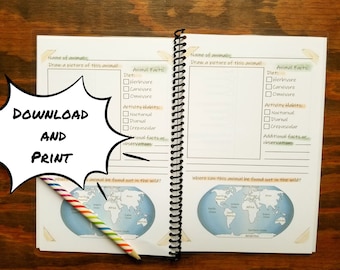 Zoo Field Trip Activity Booklet, Homeschool Field Trip, Educational Zoo Worksheets, Animal Safari, Zoo Day, Zoo Journal, Zoo Trip, Zoo Gift