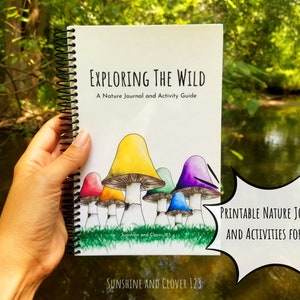 Diario de naturaleza imprimible para niños Actividades con temas de naturaleza para niños Diario de naturaleza Observaciones al aire libre Libro de estudio de naturaleza para educación en el hogar