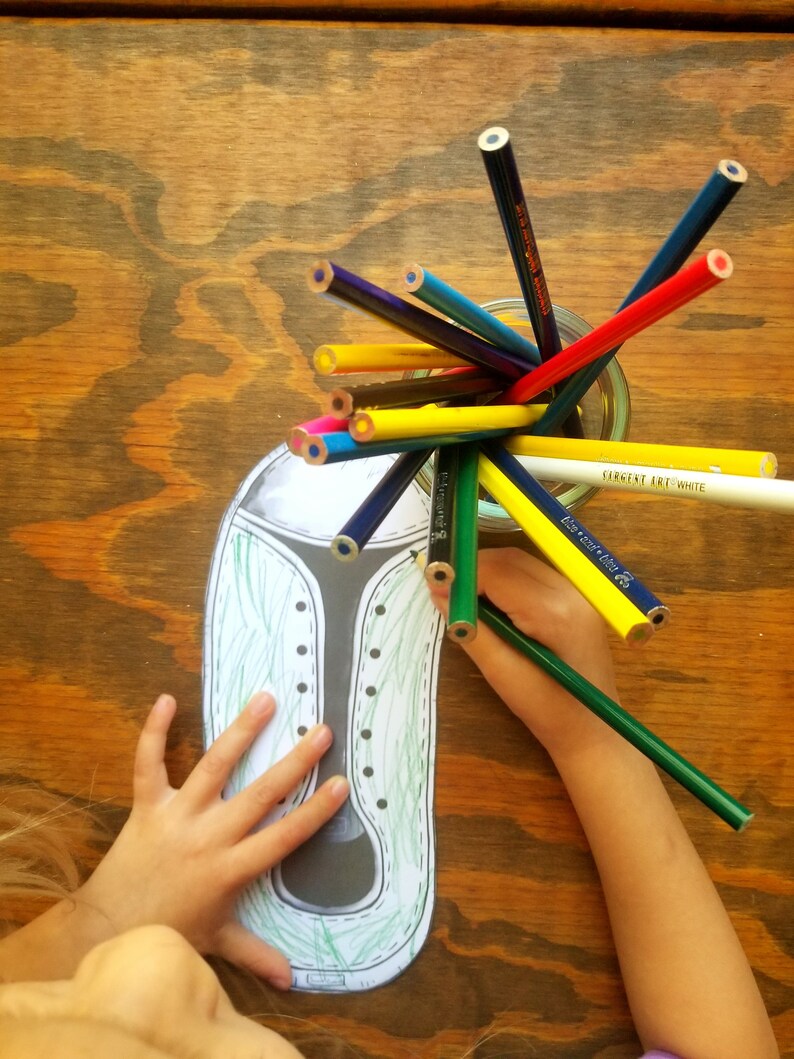Image showcasing Shoelace Tying Practice Montessori Kindergarten Printable Sneaker ...