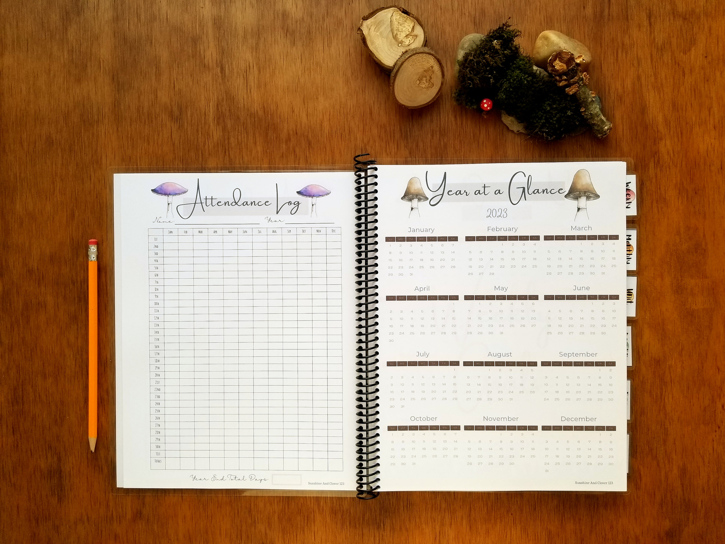Homeschool Weekly Planner