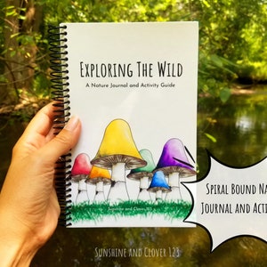 Nature Journal for Kids, Nature Activities, Nature Study, Camping Activities, Charlotte Mason Homeschool Resource, Children's Journal