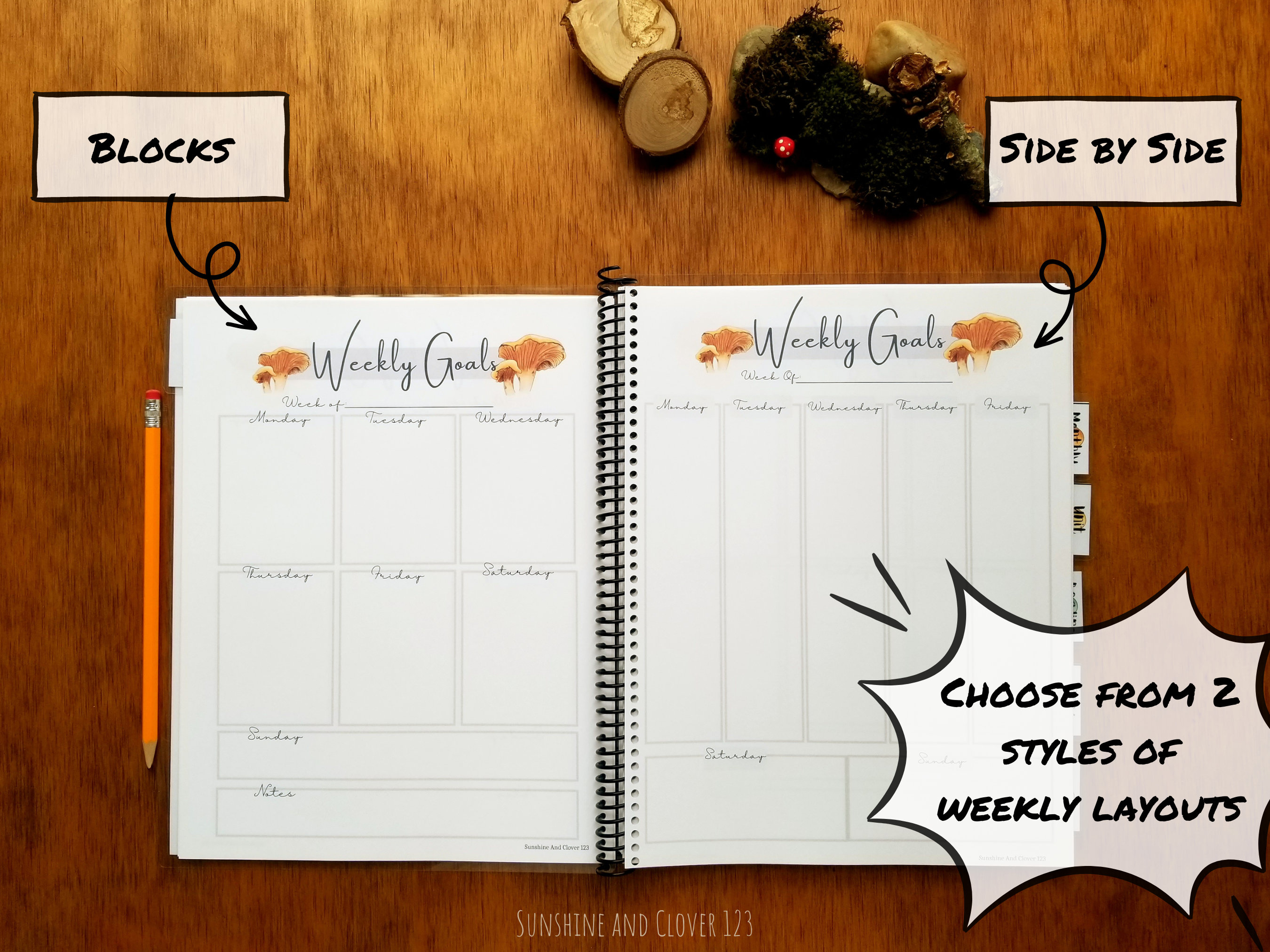 Homeschool Family Weekly Planner