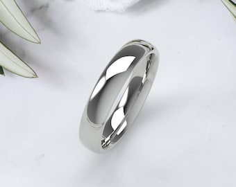 Exchange for Order No. 4111996108 - 10K White Gold 4mm Wedding Band Size 10