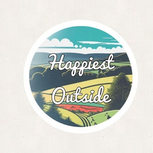 Adesivo divertido para amantes de aventura