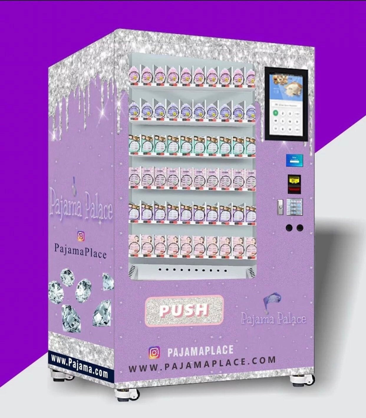 Used, Custom Vending Machine With 22 inch Touch Screen Monitor. for sale  