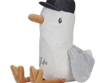Cuddly toy seagull 30 cm Sailors Bay | Little Dutch - Personalized with name