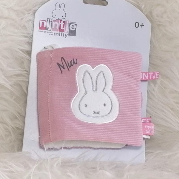 Stoffbuch Miffy, Pink Rib | Tiamo