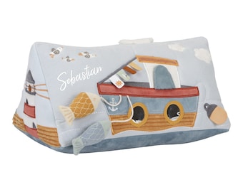 Motor Skills Pillow Sailors Bay Blue | Little Dutch - personalized with name