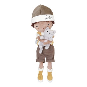 Cuddly doll Jake 35 cm | Little Dutch - Personalized with name