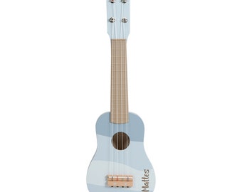 Children's Guitar Toy Blue | Little Dutch - Personalized with name