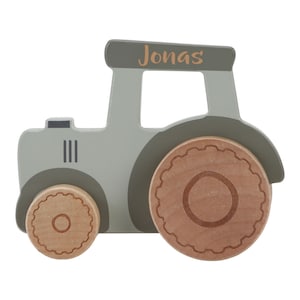 Traktor Little Farm Little Dutch personalisiert mit Name Bild 1