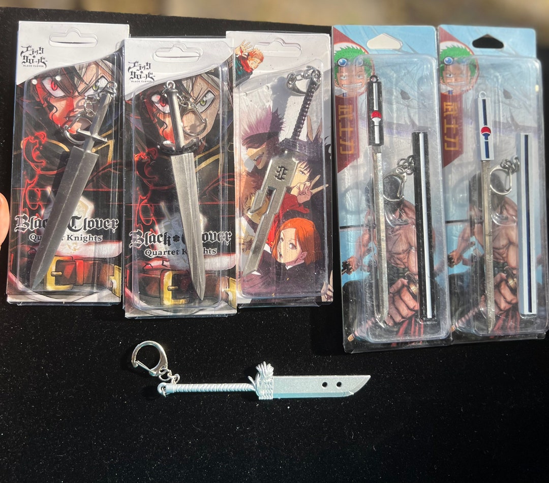 Anime Keychain/ JJK Cursed Tool/ Asta Metal Swords/anime Etsy