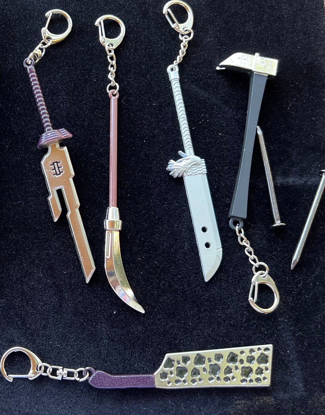 Anime Keychain /jjk /AOT Metal Curse Tools Etsy UK