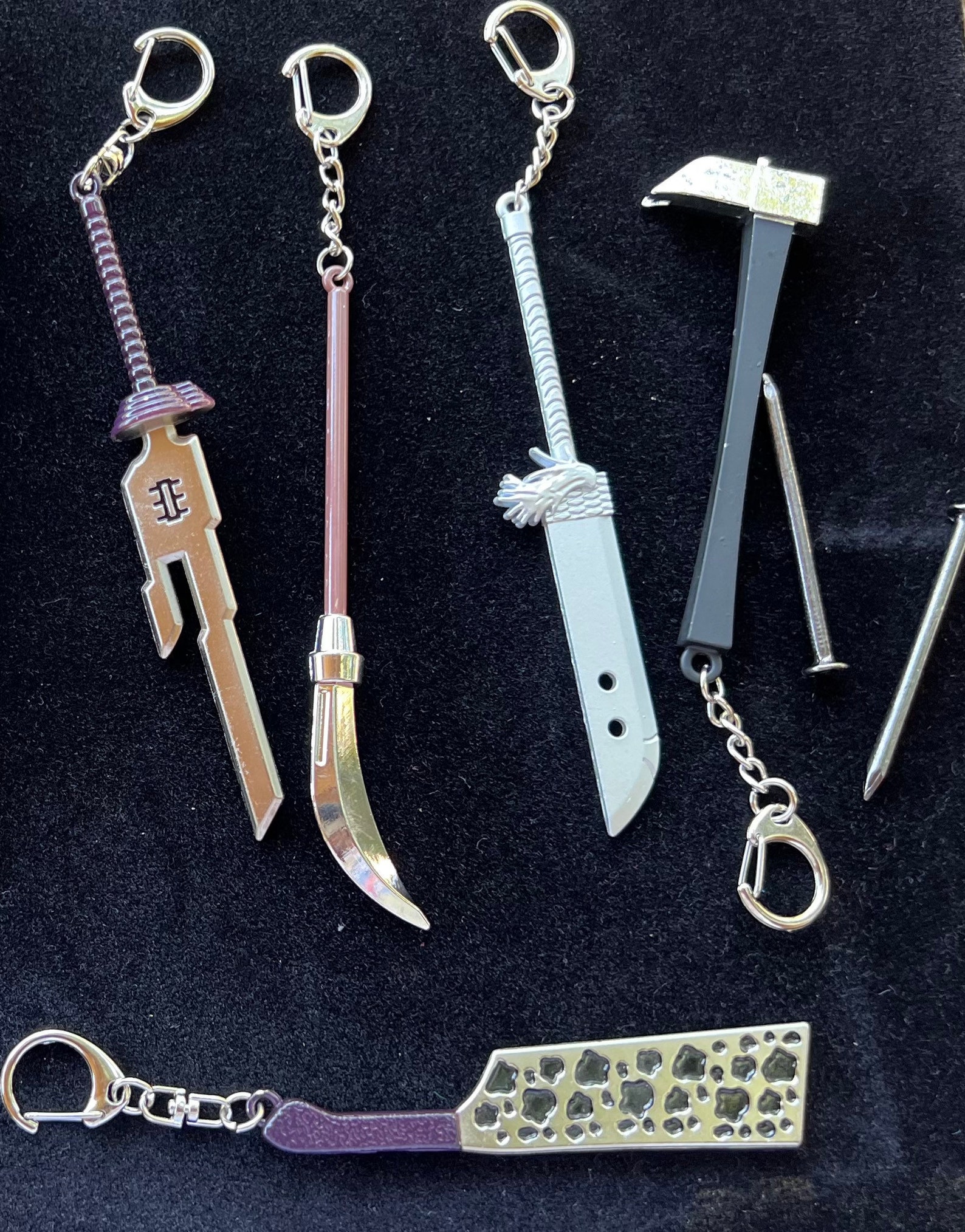 Anime Keychain /jjk /AOT Metal Curse Tools Etsy UK