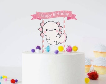 Axolotl Happy Birthday Cake Topper for Sale in Staten Island, NY - OfferUp