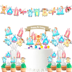 Monsters Birthday Party Decoration Set ! Great Bundle for Monster Theme for Kids!