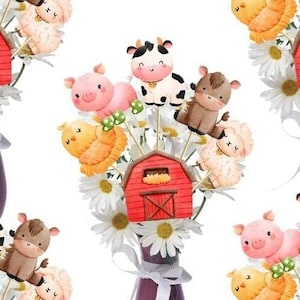 Farm Animals Centerpieces for Baby Shower , 1st Birthday Party  Decorations