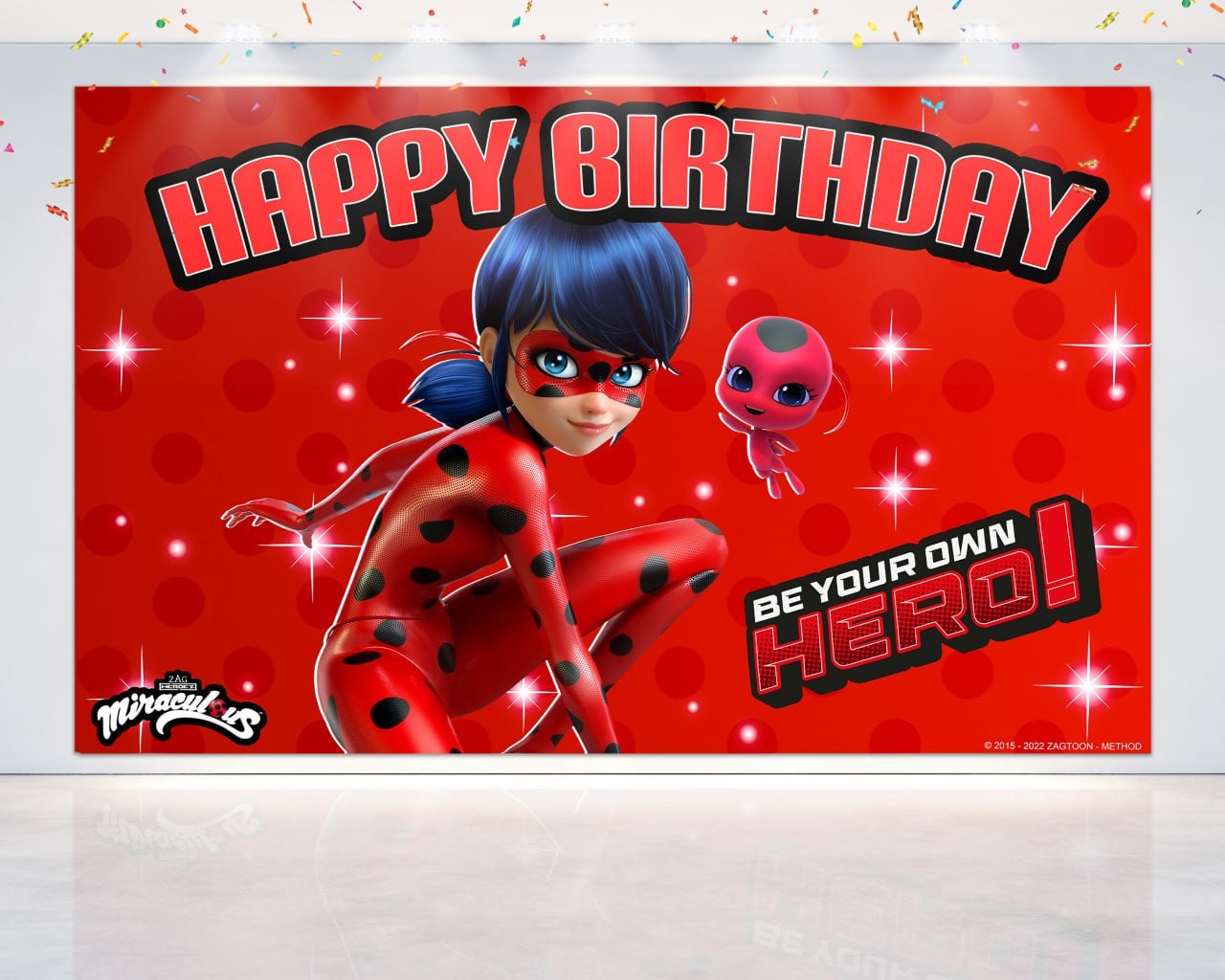 Kit Anniversaire 16 personnes Miraculous - My Party Kidz