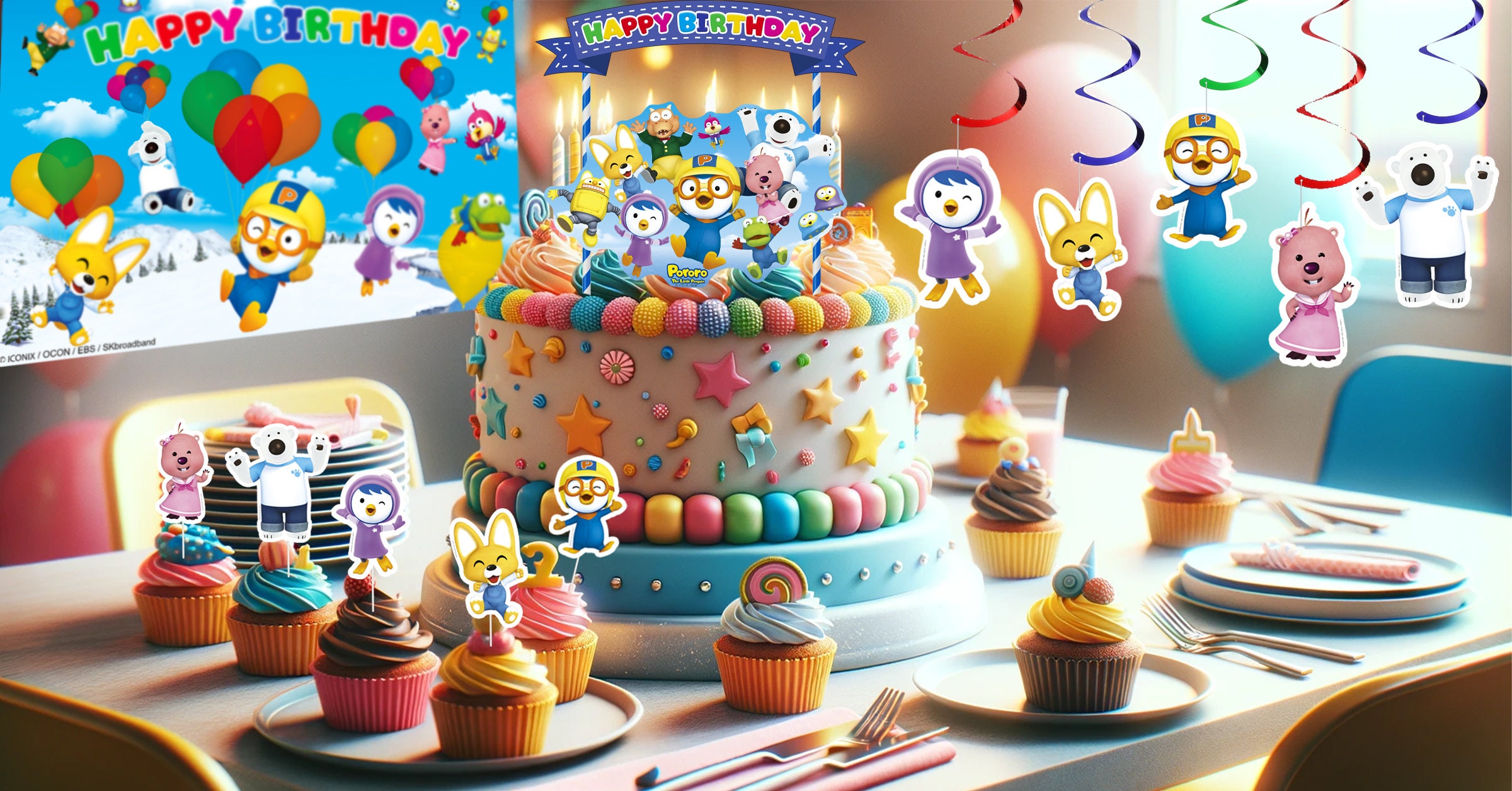 Pororo party supplies malaysia deals