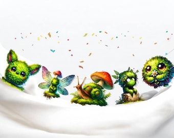 Forest Creatures Banner | 5 ft Garland | Woodland Fairy Party Decorations | Enchanted Forest Animals | Baby Shower & Birthday Decor
