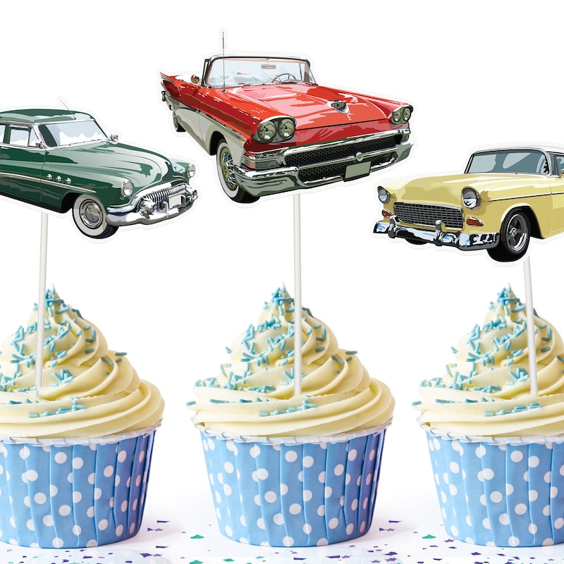 Cars Cupcake Toppers - Etsy
