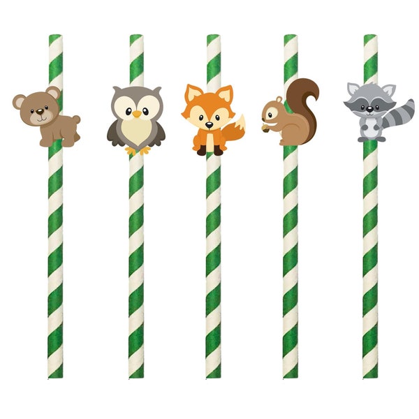 Baby Shower Straws Etsy