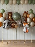 Woodland Animals Balloon Set - Forest Animals for Baby Shower and Birthday Nature-Themed Parties