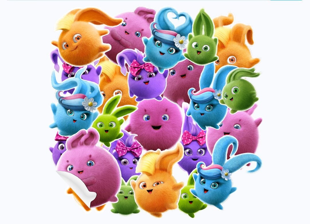20 Pcs Sunny Bunnies Stickers , Vinyl Decals for Case, Phone, Laptop ...