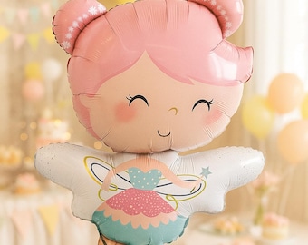 Charming Fairy Balloon for Birthday Parties